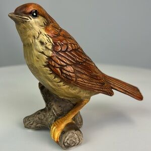 Nightingale “Nachtigall” German Ceramic figurine Bird